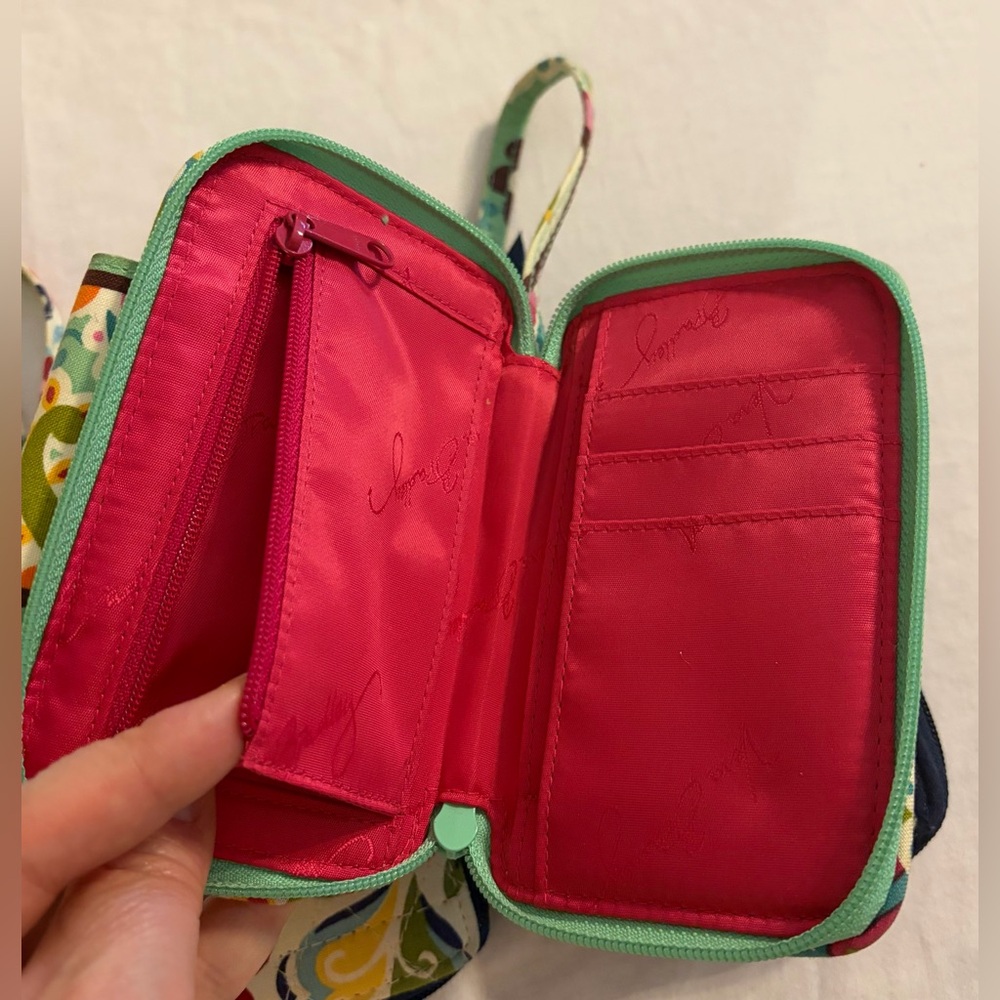 Vera Bradley Wristlet Set 💚🩷💙 - Picture 4 of 15